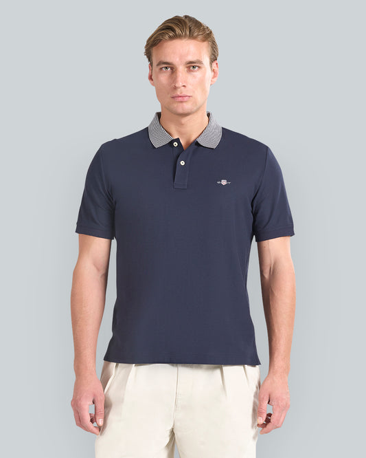 TIPPING DETAIL POLO Blue / L