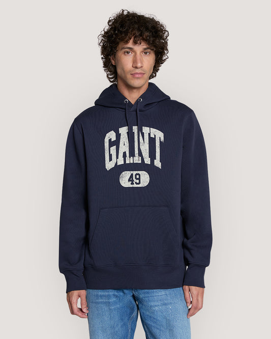 SEASONAL GRAPHIC HOODIE Blue / M