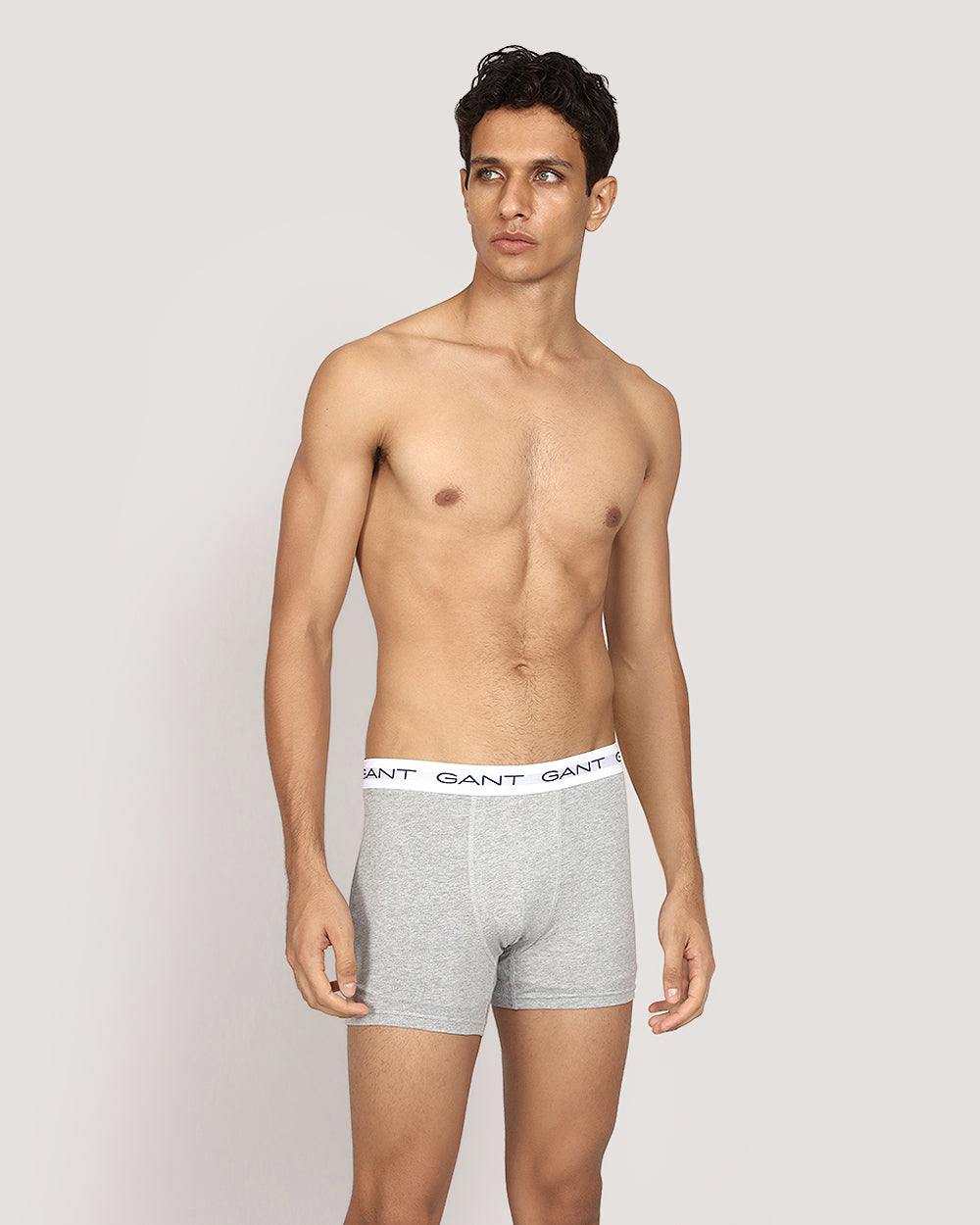 Gant Boxer Brief 3 Pack LIGHT GREY MELANGE / M