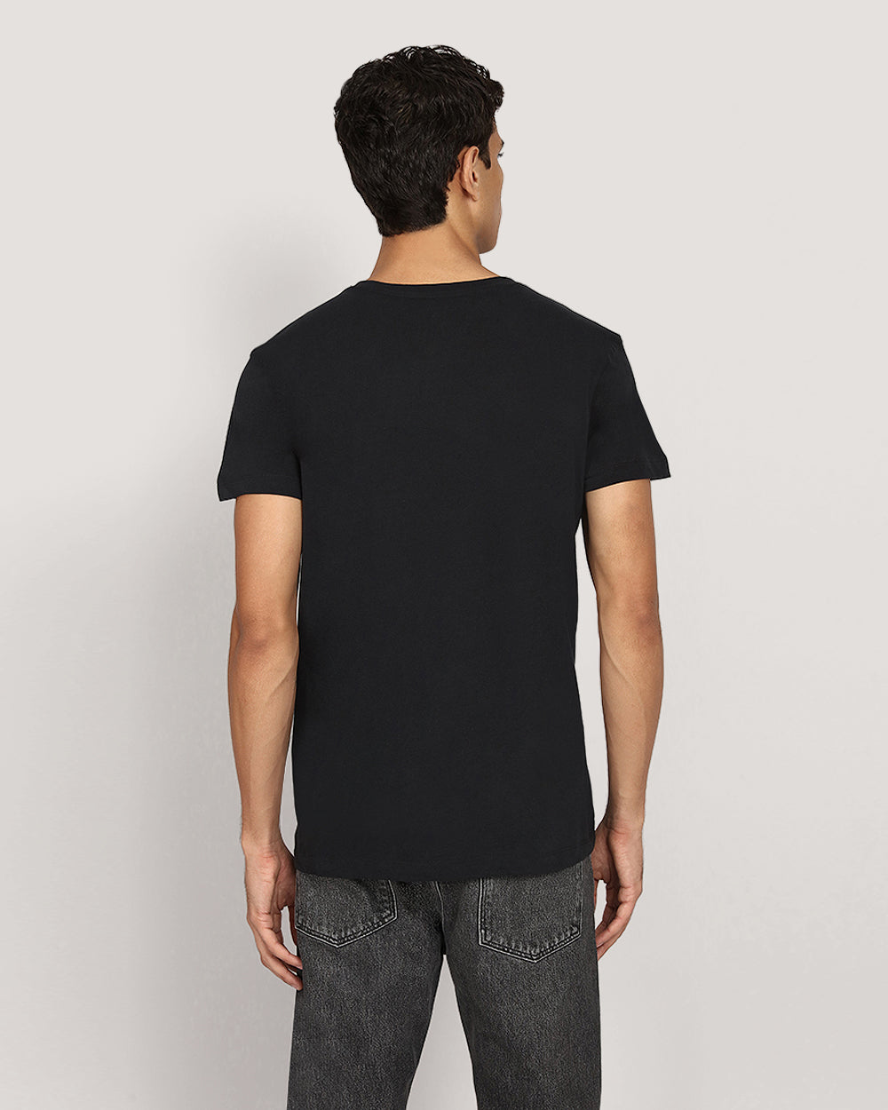 Gant V-Neck T-Shirt 2 Pack BLACK / M