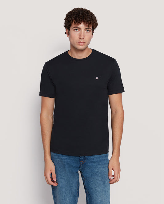 Shield Logo Ss T-Shirt Black / M