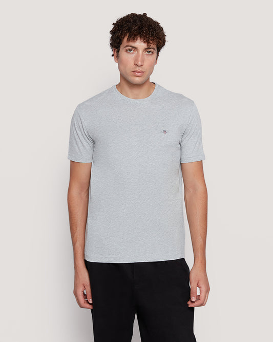 Shield Logo Ss T-Shirt Grey / M