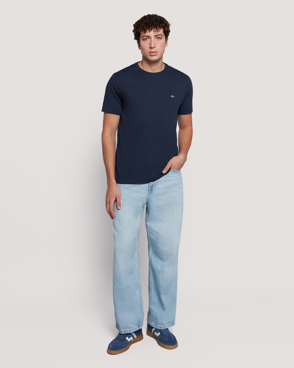 Shield Logo Ss T-Shirt MARINE / M