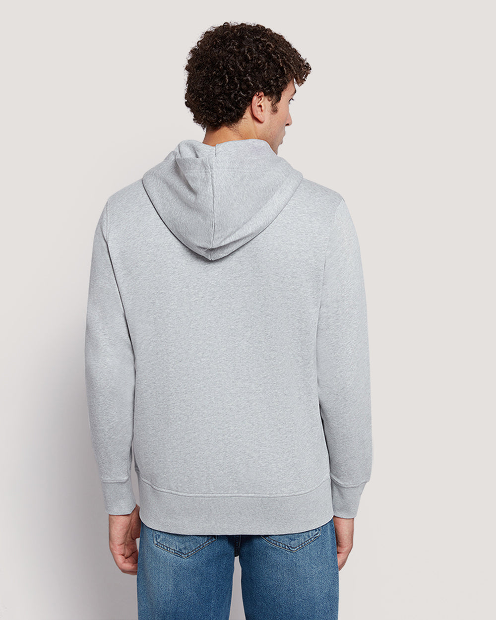 Gant Men’S Shield Logo Full Zip Cotton Hoodie LIGHT GREY MELANGE / M