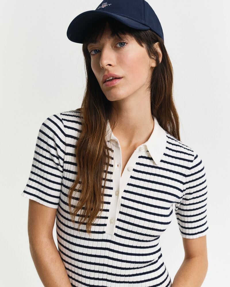 gant open knit rugger dress Gant Rib Knit Rugger Dress midi dresses shop at Booztlet