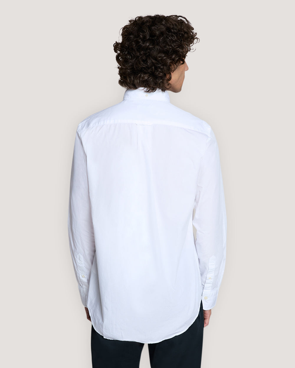 Gant Men’S Poplin Shirt With Buttondown Collar WHITE / M