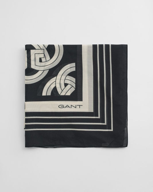 G PATTERN COTTON SILK SARONG Black / OS