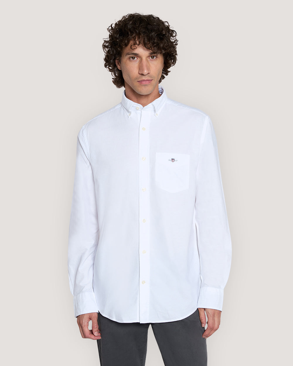 Gant Regularfit Oxford Shirt For Men WHITE / M