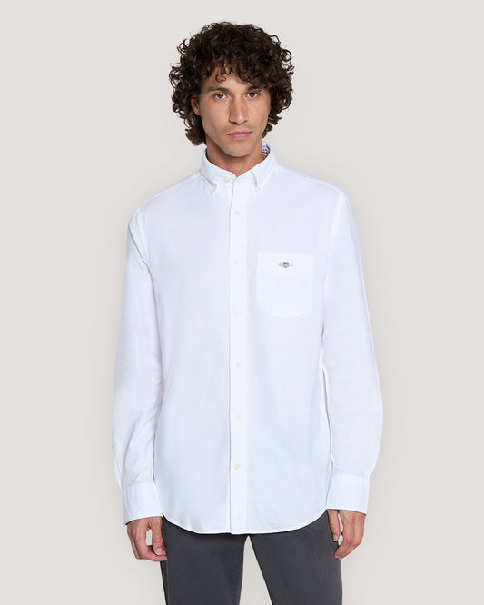 Gant Regularfit Oxford Shirt For Men WHITE / M