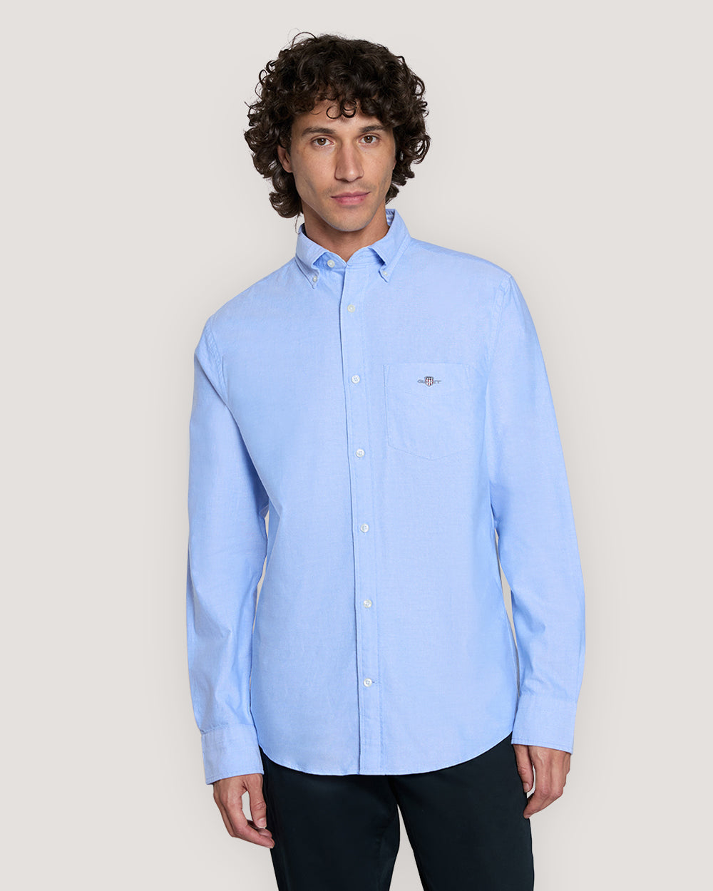 Gant Classic Oxford Shirt For Everyday Styling LAVENDER BLUE / M