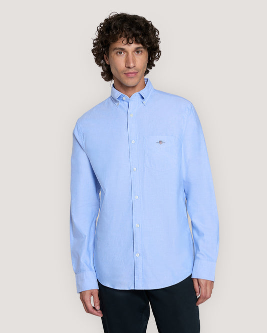 Gant Classic Oxford Shirt For Everyday Styling LAVENDER BLUE / M