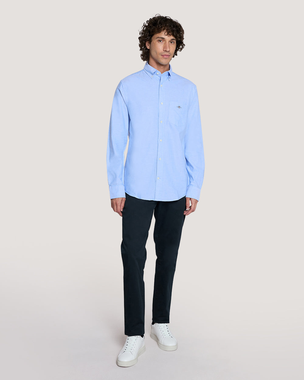 Gant Classic Oxford Shirt For Everyday Styling LAVENDER BLUE / M