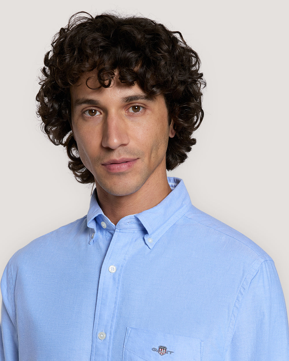 Gant Classic Oxford Shirt For Everyday Styling LAVENDER BLUE / M