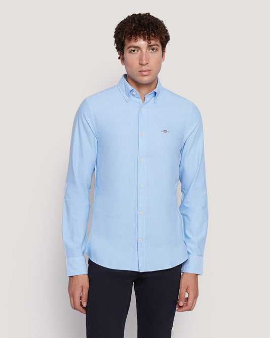 Gant Men’S Slim Fit Oxford Cotton Shirt LAVENDER BLUE / M