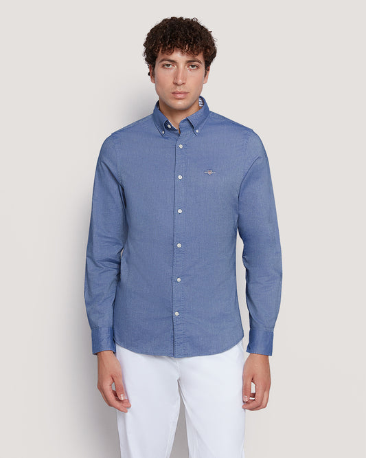 Gant Men’S Slim Fit Oxford Cotton Shirt PERSIAN BLUE / M