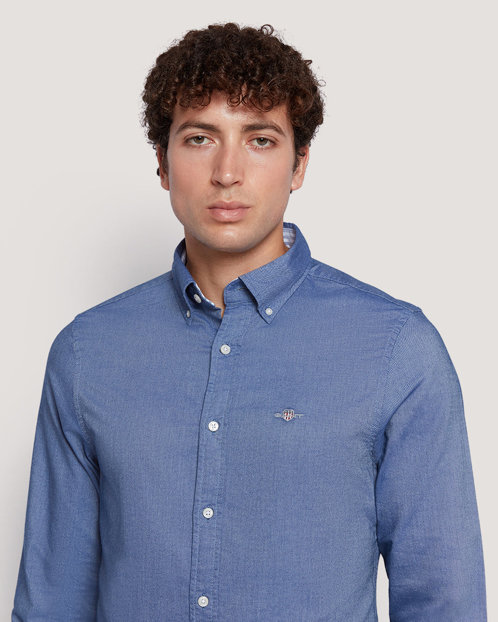 Gant Men’S Slim Fit Oxford Cotton Shirt PERSIAN BLUE / M