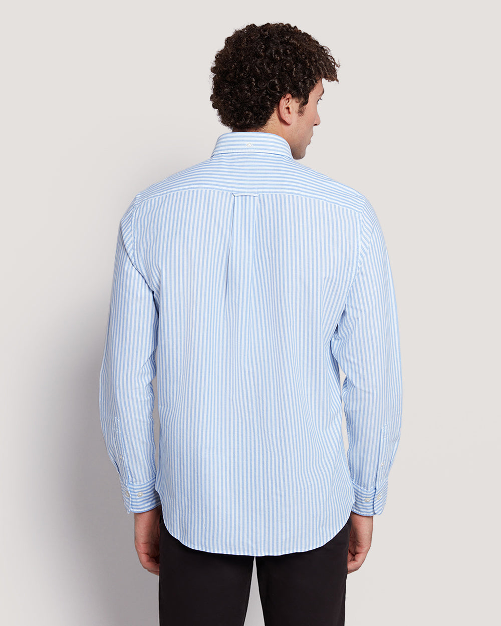 Gant Men’S Regular Fit Striped Oxford Cotton Shirt LAVENDER BLUE / M