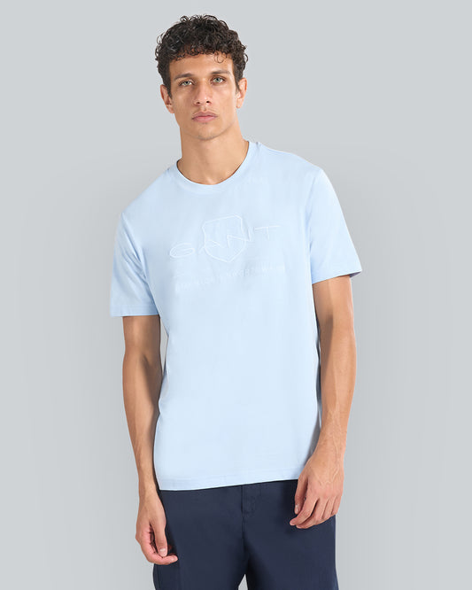 Tonal Shield T-Shirt Blue / L