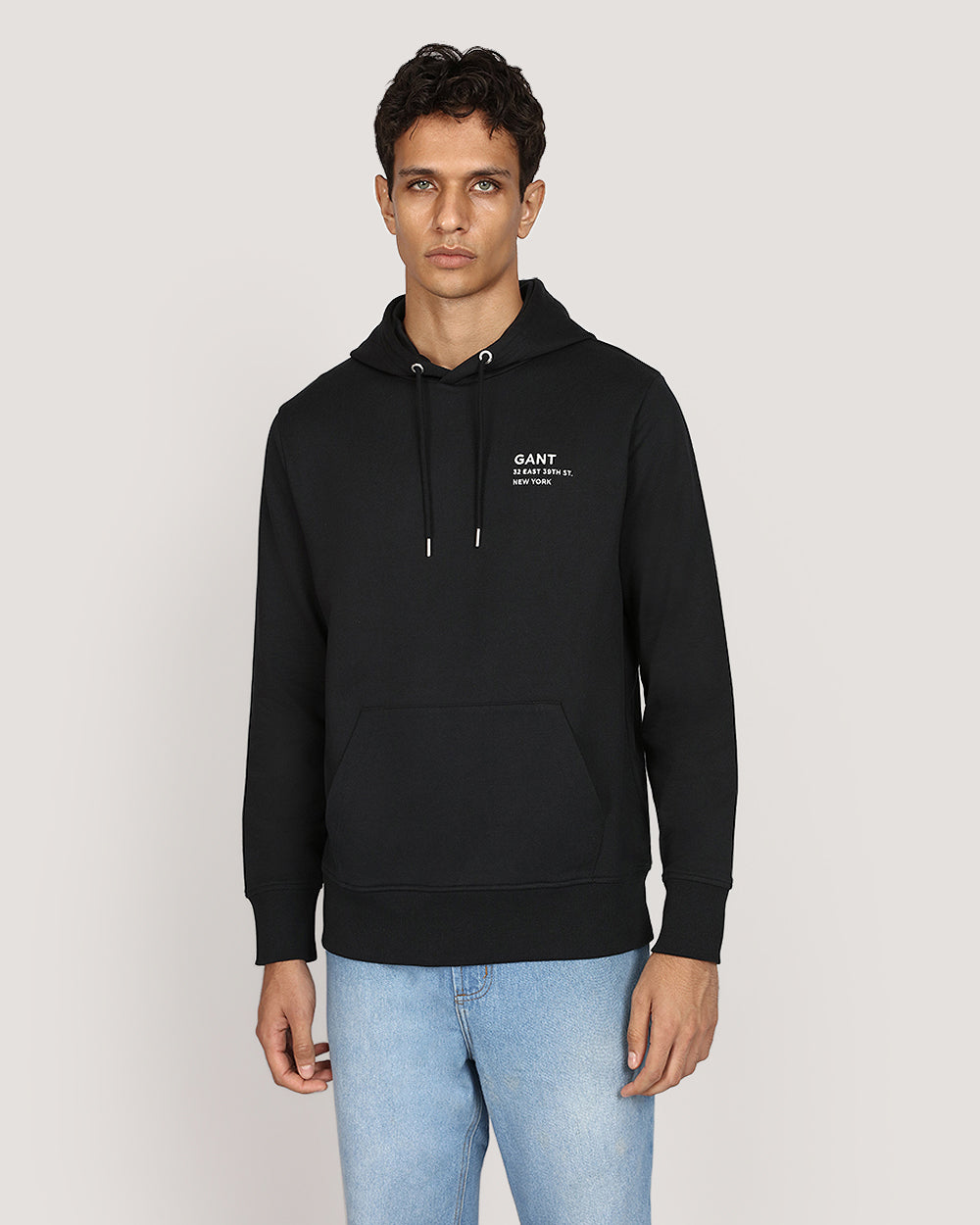 Gant Small Graphic Sweat Hoodie BLACK / M