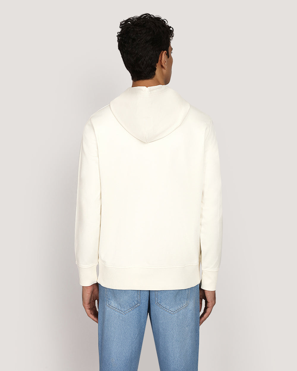 Gant Small Graphic Sweat Hoodie - White CREAM / M