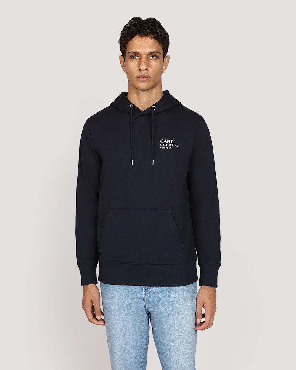 Gant Small Graphic Sweat Hoodie EVENING BLUE / M