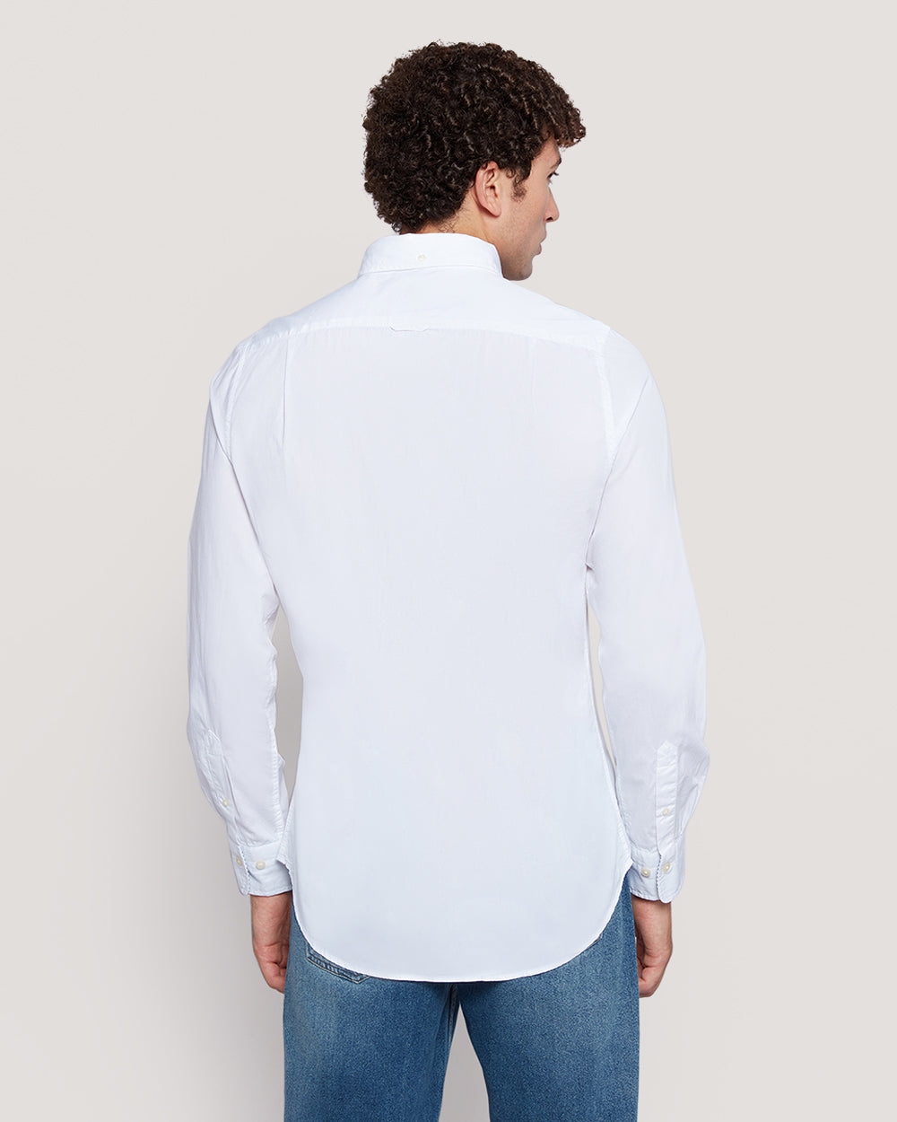 Gant Men’S Slim Fit Cotton Poplin Shirt WHITE / M
