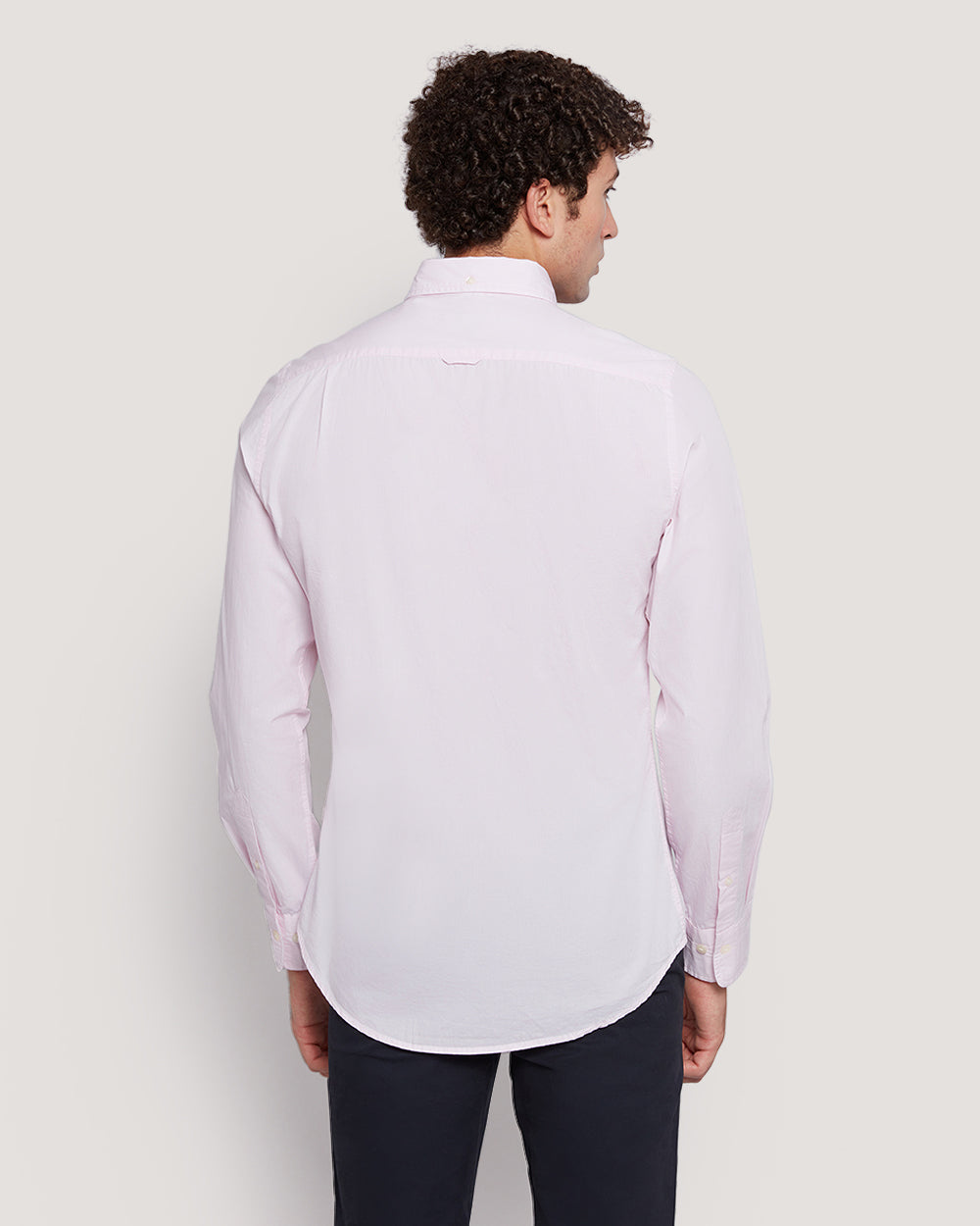 Gant Men’S Slim Fit Cotton Poplin Shirt LIGHT PINK / M