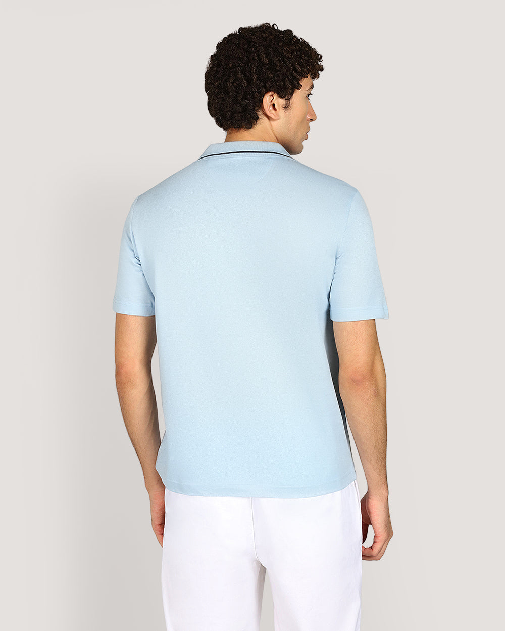 Gant Tippg Short Sleeve Polo Shirt For Men FRESH BLUE / M