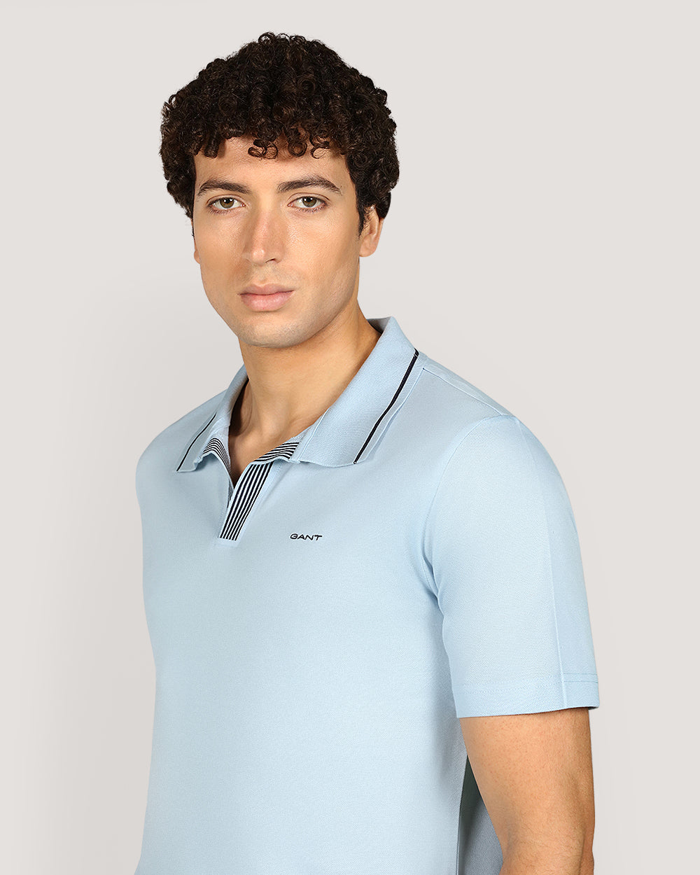 Gant Tippg Short Sleeve Polo Shirt For Men FRESH BLUE / M