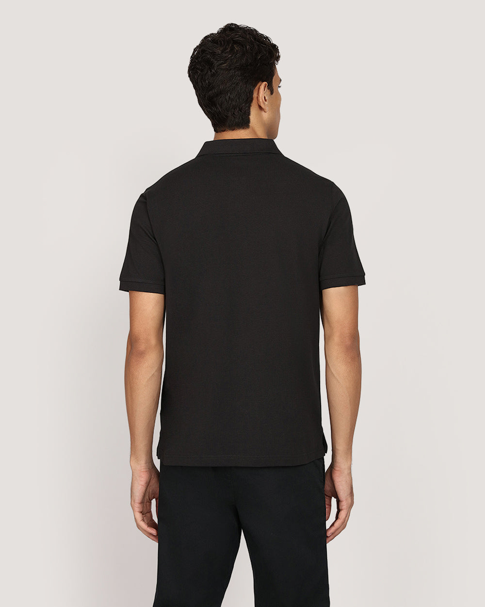 Gant Regular Tonal Shield Short Sleeve Polo BLACK / M