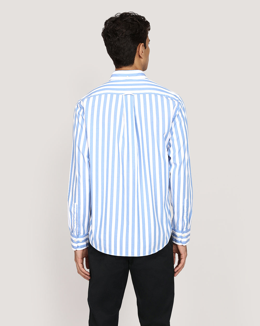 Gant Regular Classic Poplin Stripe Shirt PERFECT BLUE / M