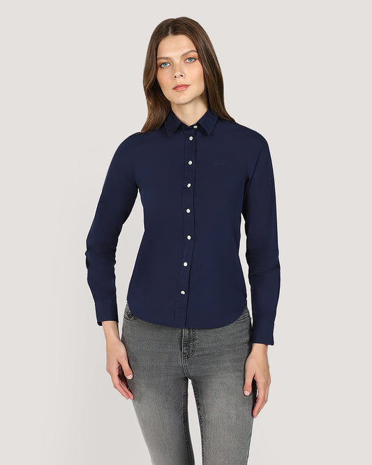 Gant Regular Popl Shirt For Women CLASSIC BLUE / 32
