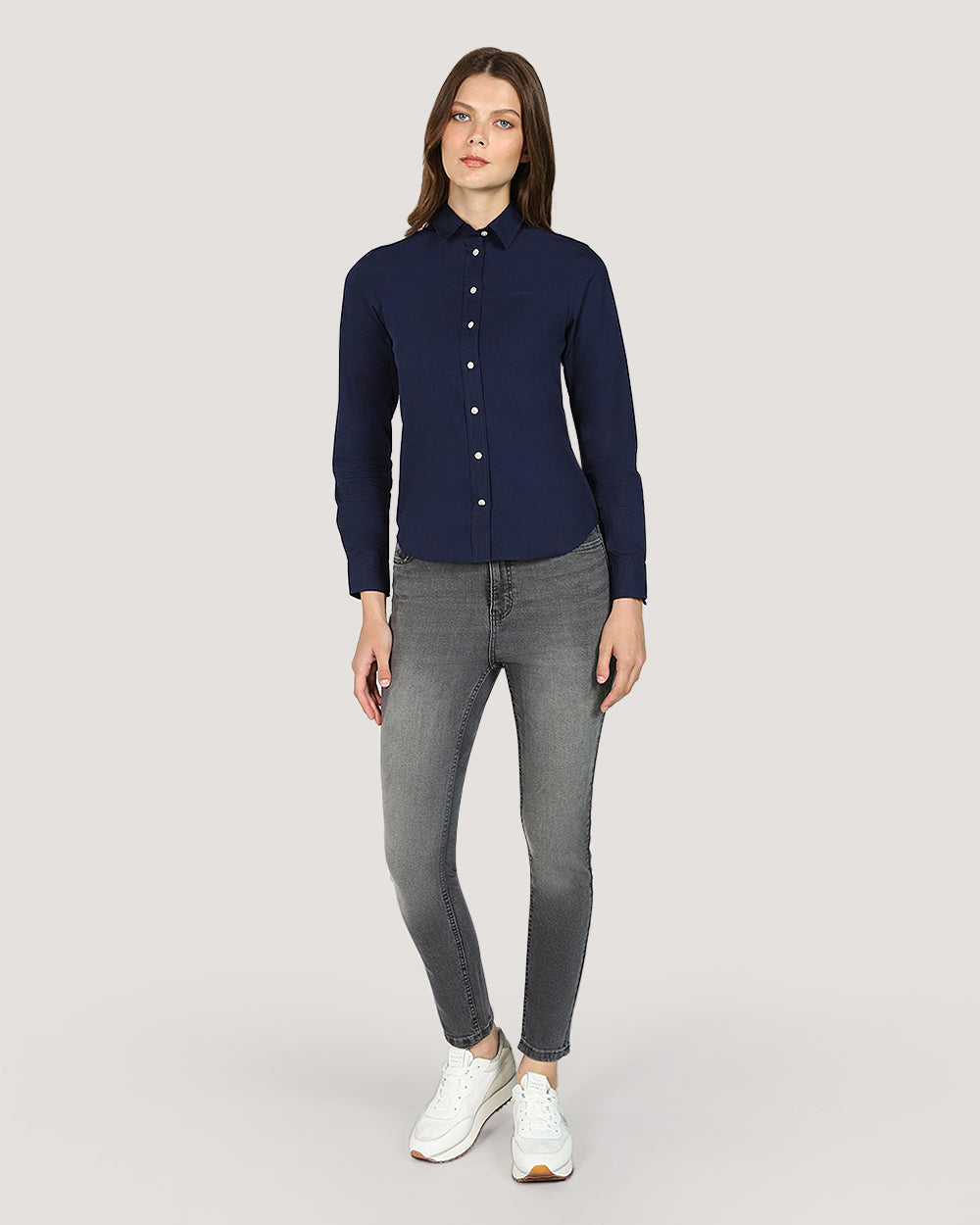 Gant Regular Popl Shirt For Women CLASSIC BLUE / 32
