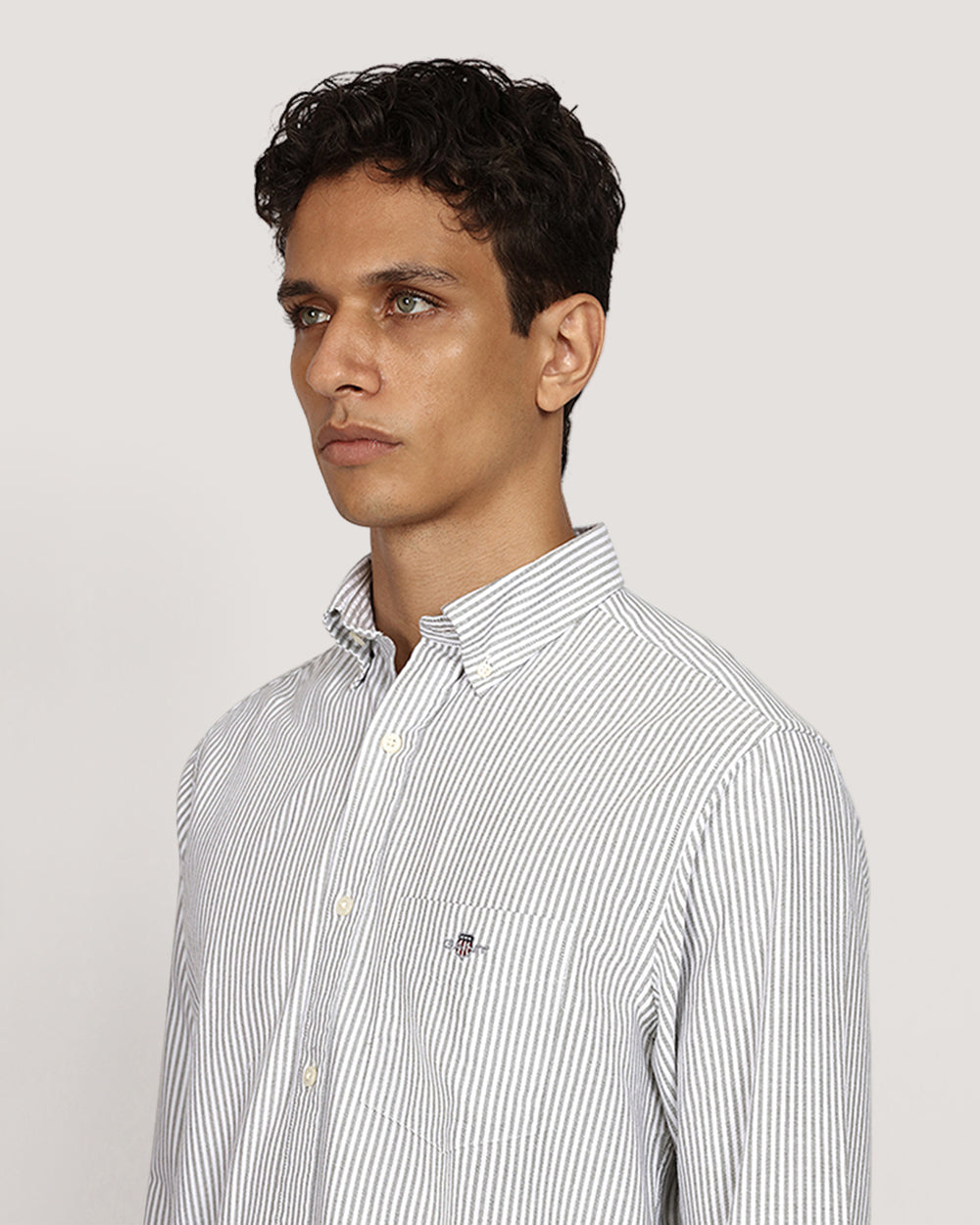 Gant Regular Classic Oxford Stripe Shirt CITRUS SORBET / M