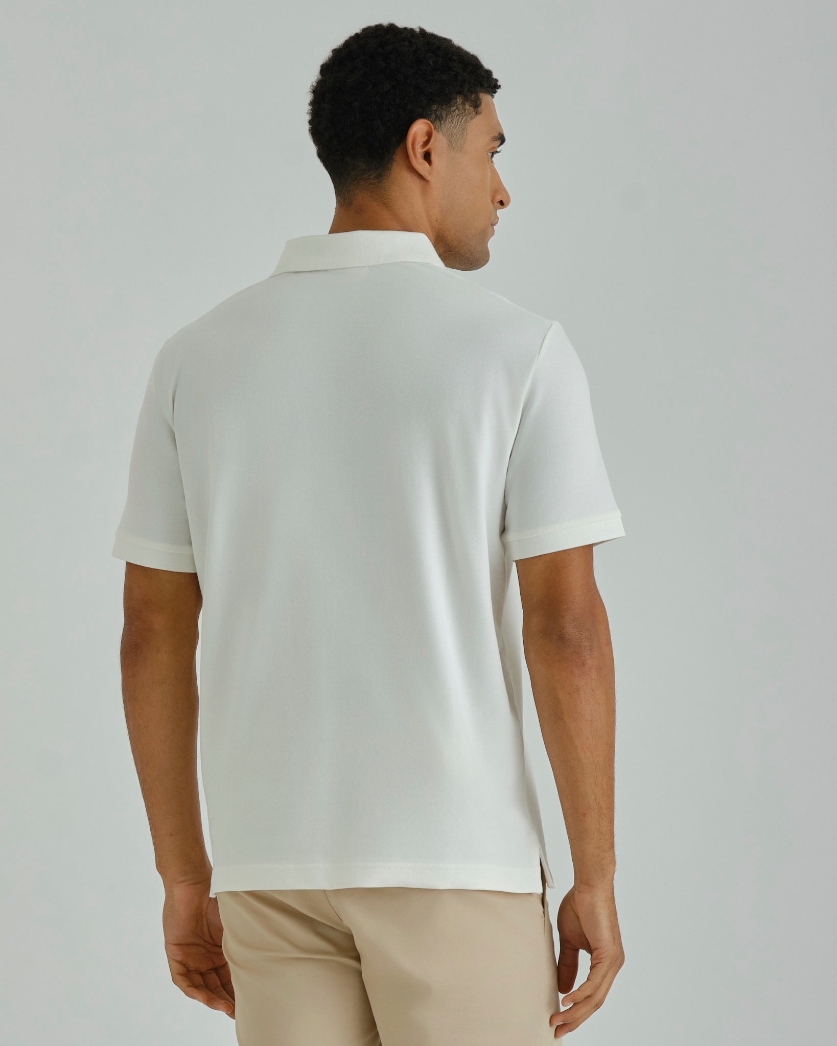 SS PIQUE POLO White / M