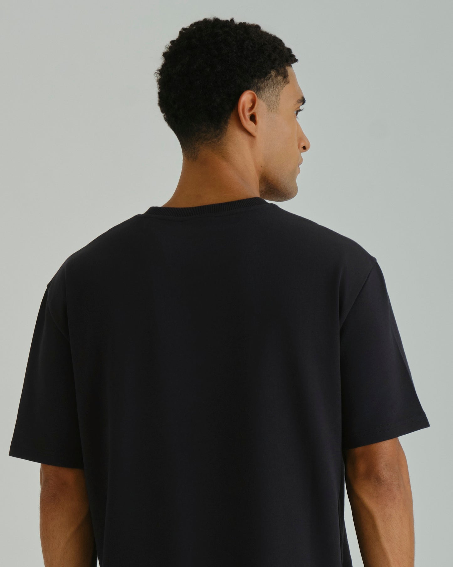 SS EMBROIDERED T-SHIRT Black / M