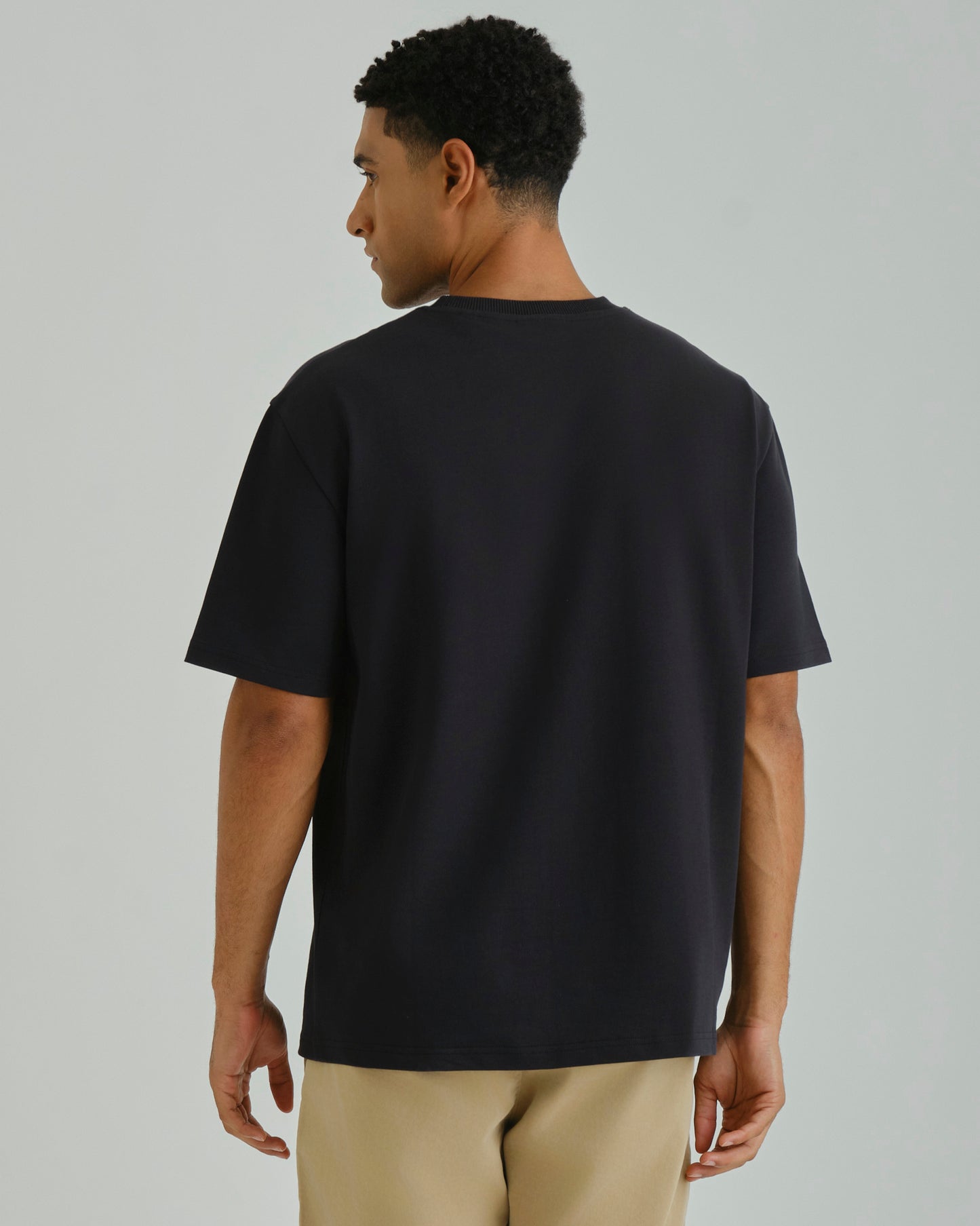 SS EMBROIDERED T-SHIRT Black / M