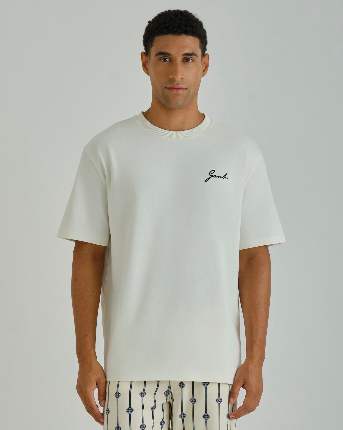 SS EMBROIDERED T-SHIRT White / M