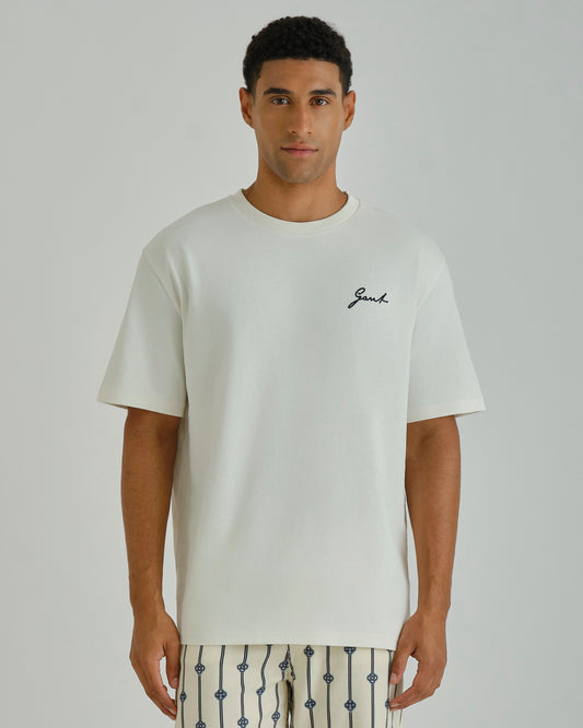 SS EMBROIDERED T-SHIRT White / M