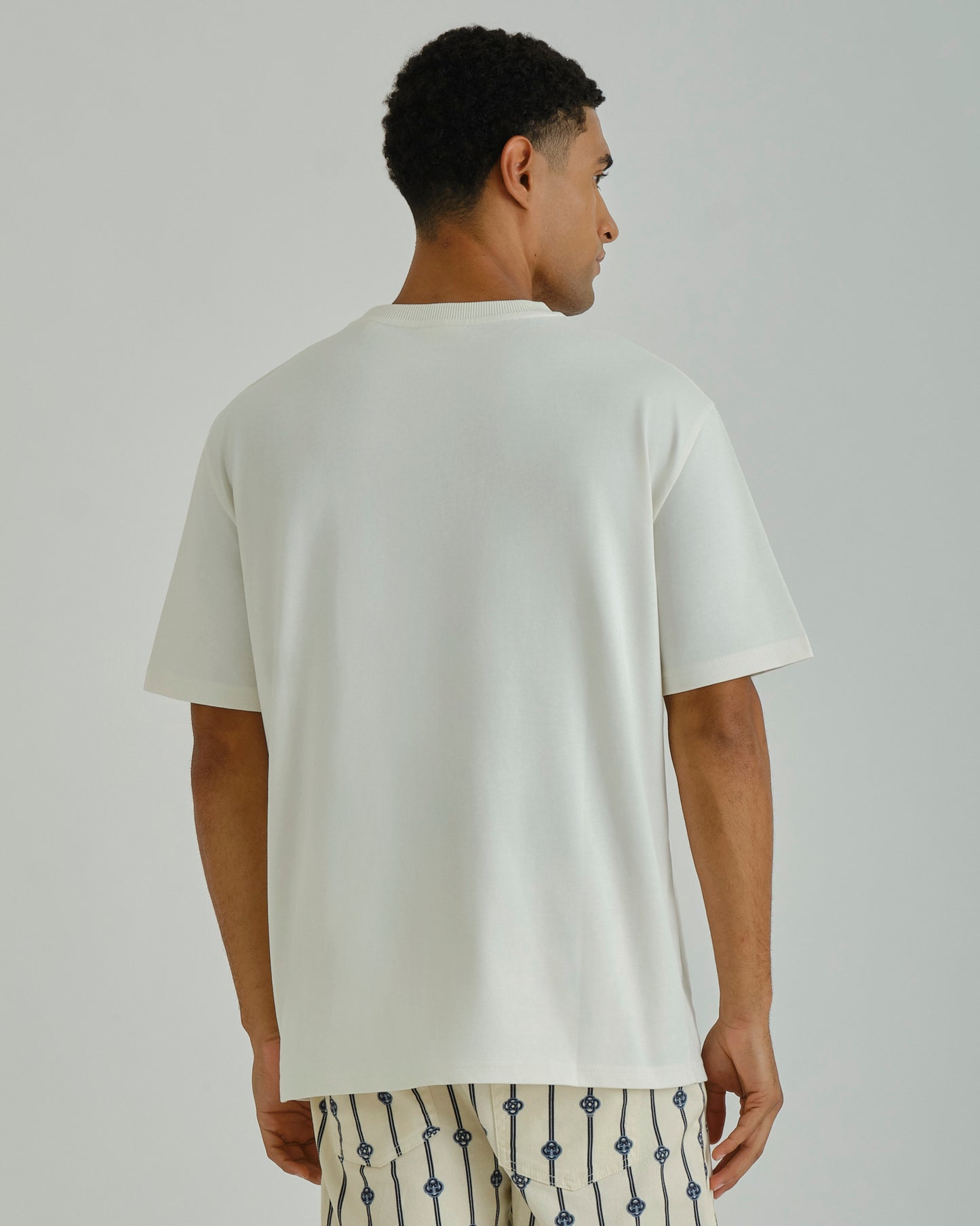 SS EMBROIDERED T-SHIRT White / M