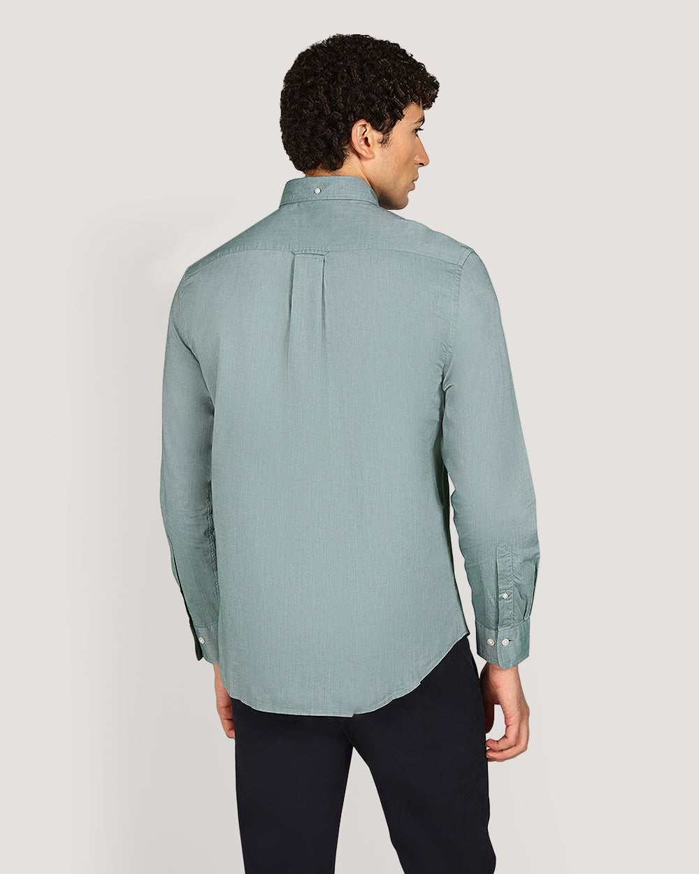 Gant Regular Classic Popl Shirt For Men FOREST GREEN / M