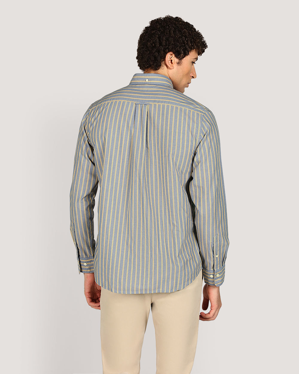 Gant Regular Archive Popl Stripe Shirt For Men DEEP WATER BLUE / M