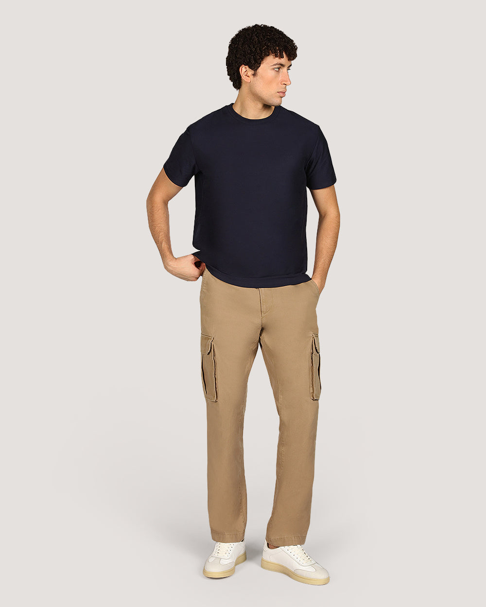 Gant Regular Cotton Twill Cargo Pants For Men DELICIOSO BROWN / 32X32