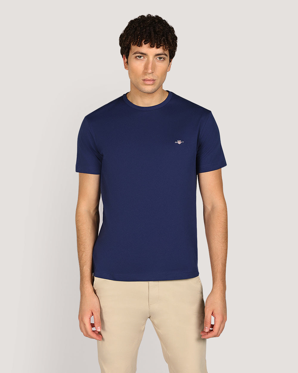 Gant Regular Shield Short Sleeve T-Shirt For Men PERSIAN BLUE / M