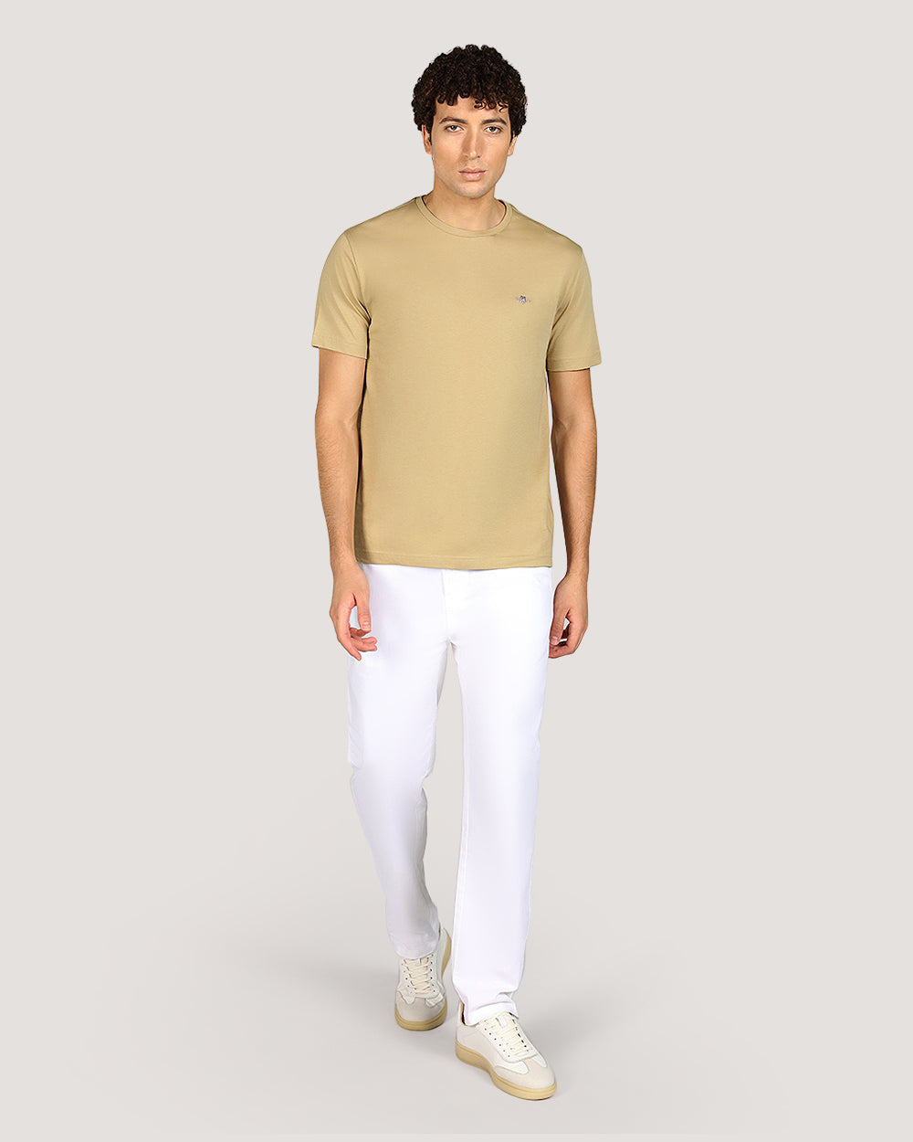 Gant Regular Shield Short Sleeve T-Shirt For Men WHITE / M