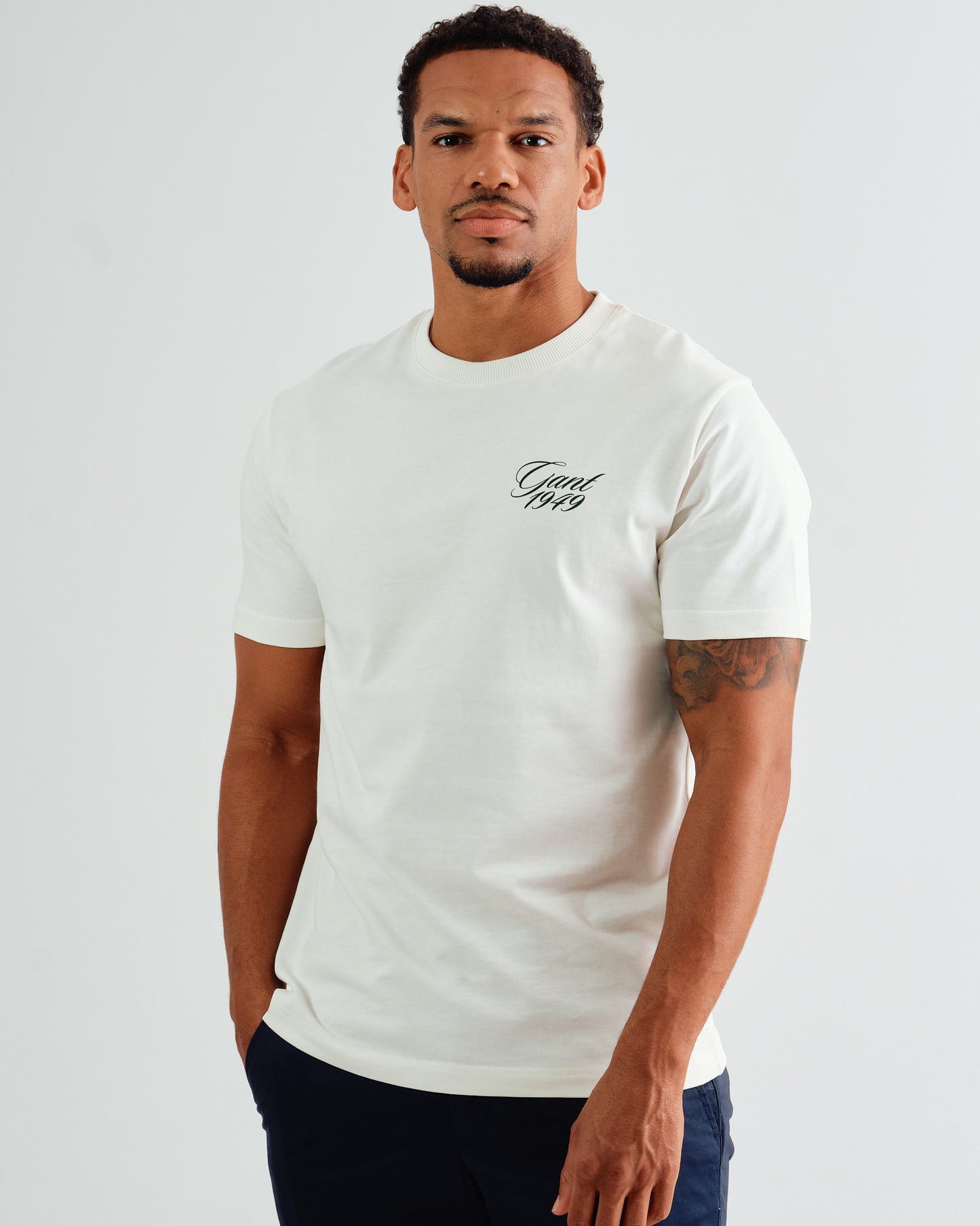 Dubai Capsule Graphic Short Sleeve T-Shirt – Eggshell