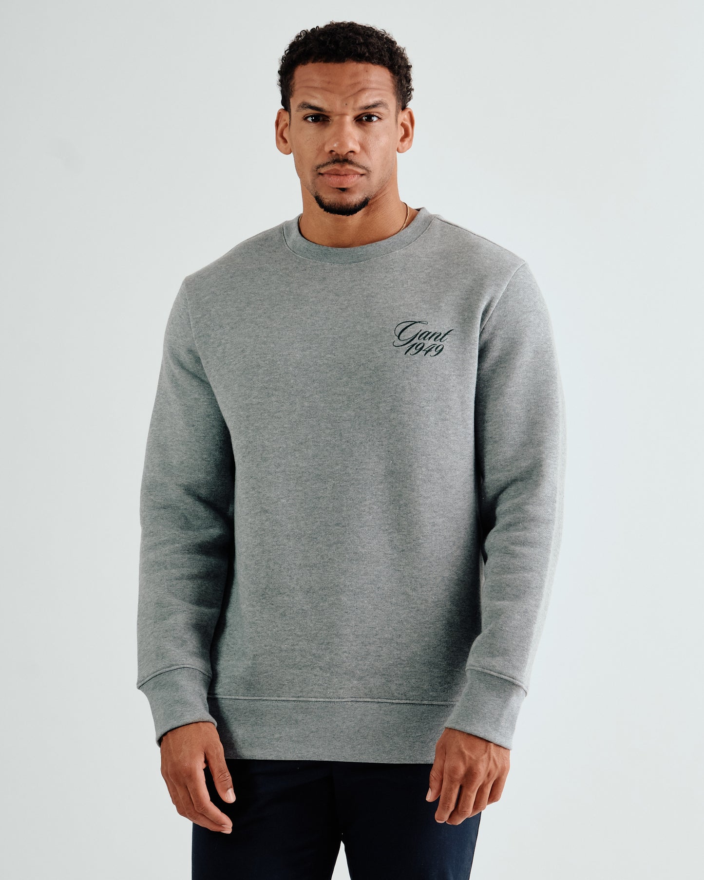 Dubai Capsule Graphic Crew Neck Sweatshirt – Grey Melange