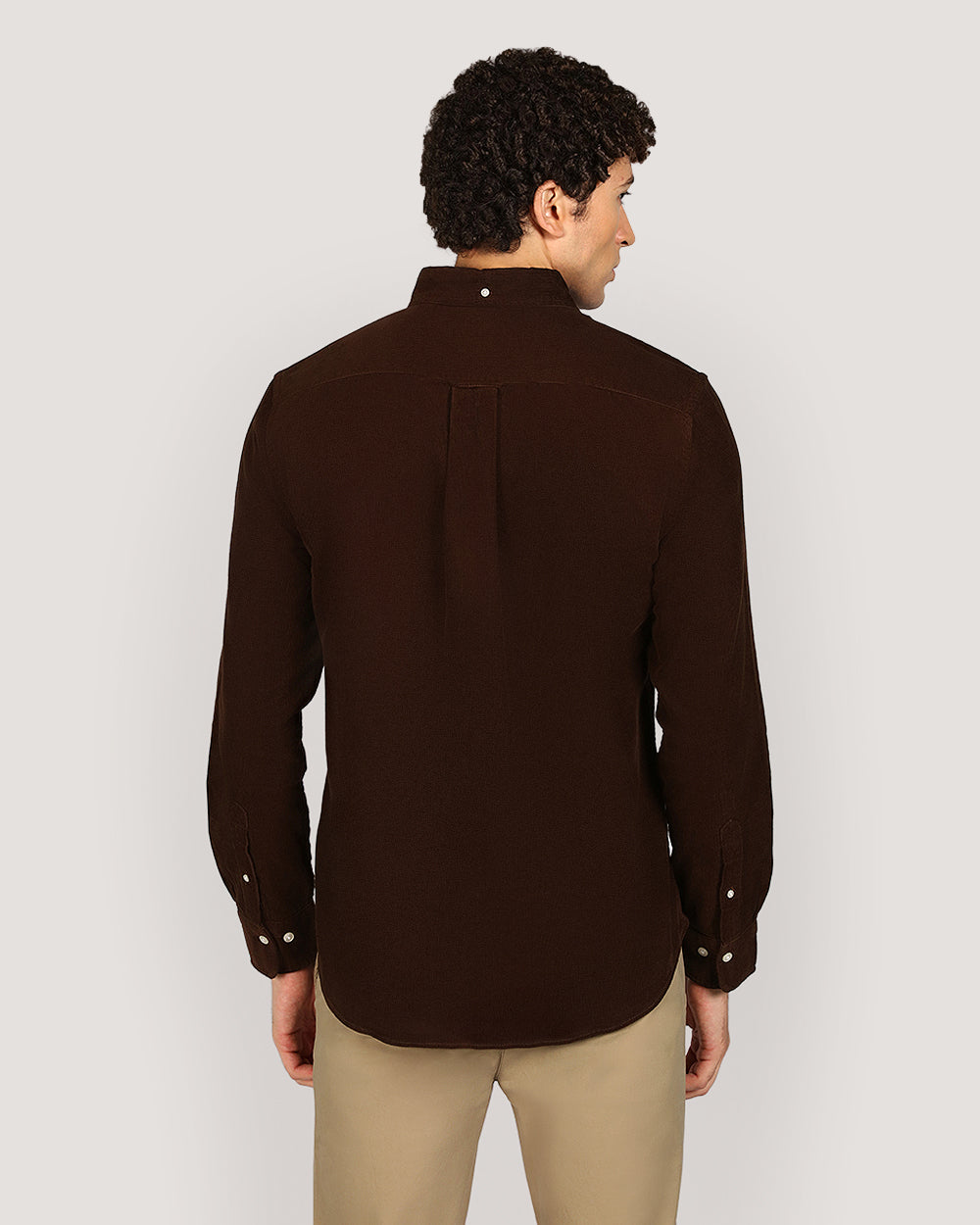 Gant Regular Corduroy Shirt For Men RICH BROWN / M