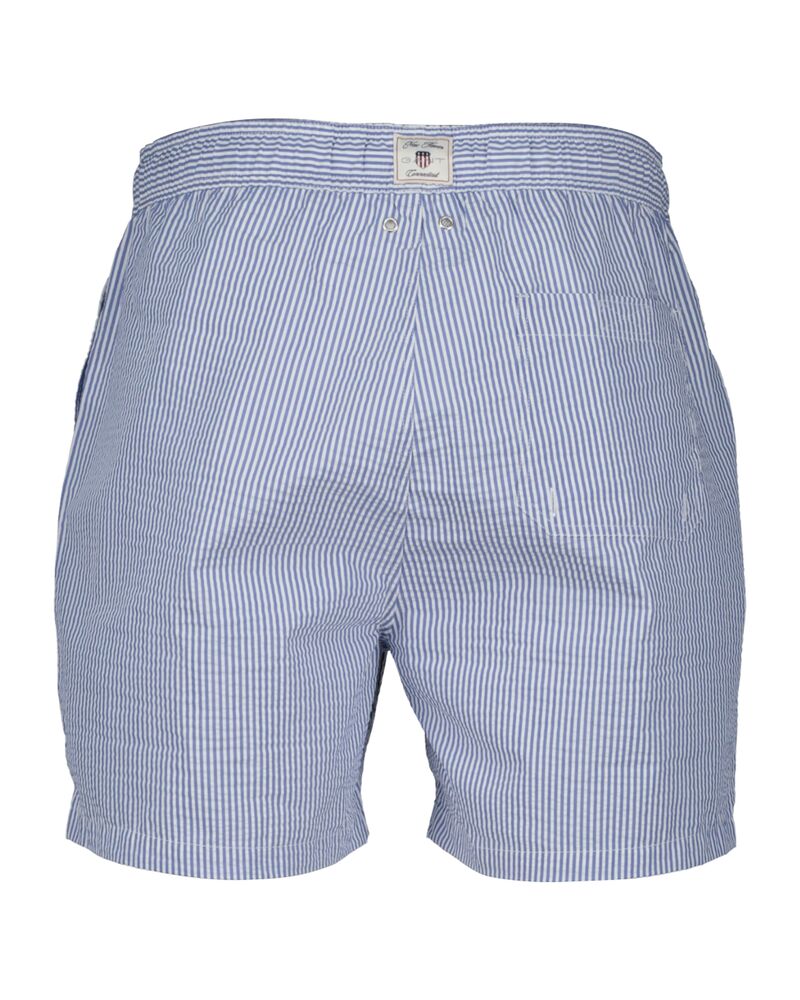 SEERSUCKER SWIM SHORTS Blue / S