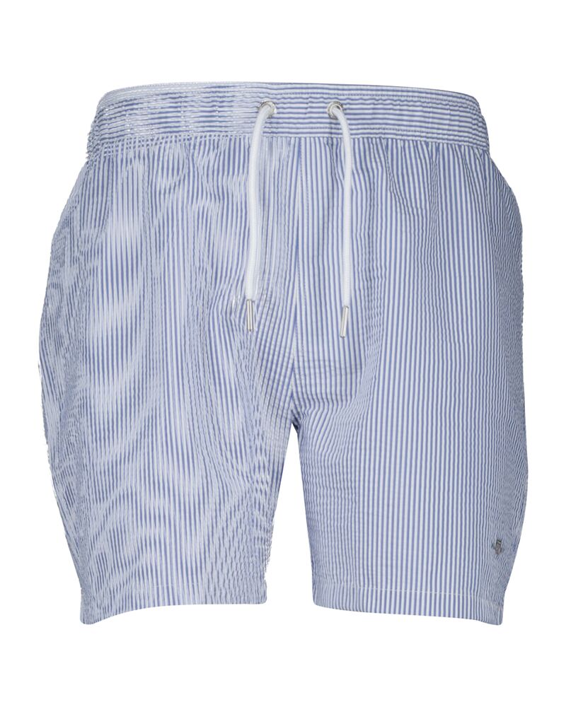 SEERSUCKER SWIM SHORTS Blue / S